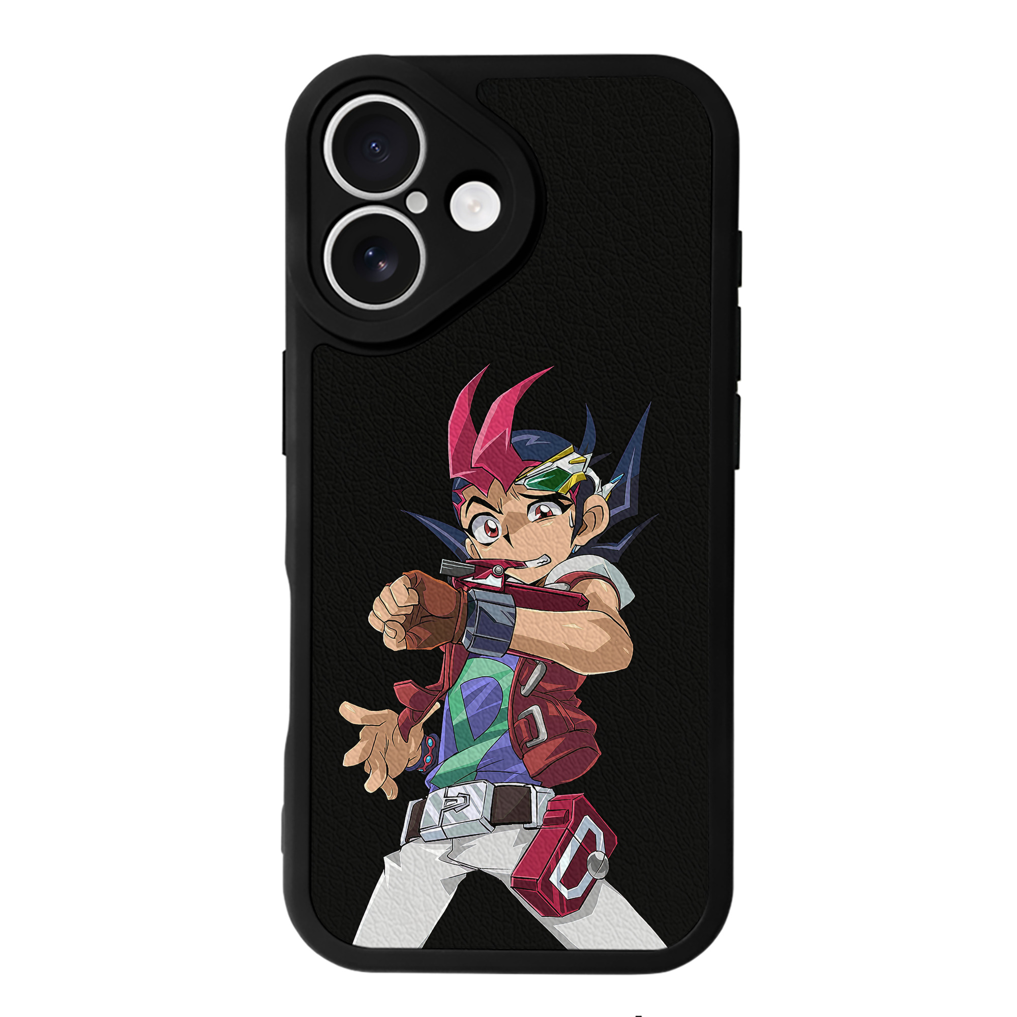遊☆戯☆王 Yu-Gi-Oh! 【iPhone 16シリーズ対応】シリコンスマホケース（レザー調） 材質：シリコン